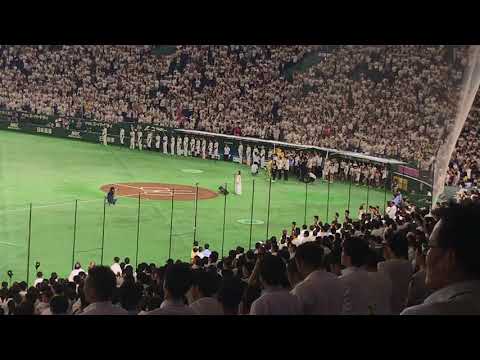 鷹の祭典！国歌独唱、森口博子さん