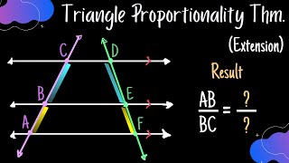 Famous Triangle Proportionality Theorem - Extension Theorem Net Worth