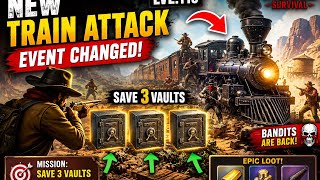 New Train Attack Event Guide 🔥Best Loot & Vault Defense Gameplay#gaming #westlandsurvival #westland