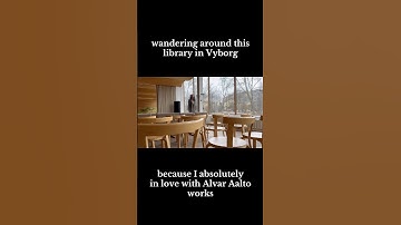 even made a video essay about Alvar Aalto 🥀