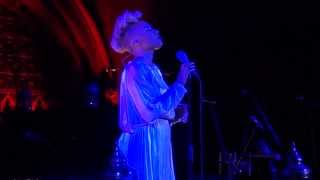 Emeli Sandé performs new song &#39;Sweet Architect&#39; at a Concert in aid of Shelter, Union Chapel UK.