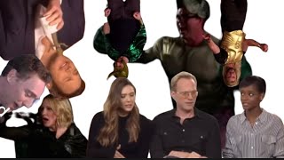 The marvel cast being the marvel cast for about 8 minutes