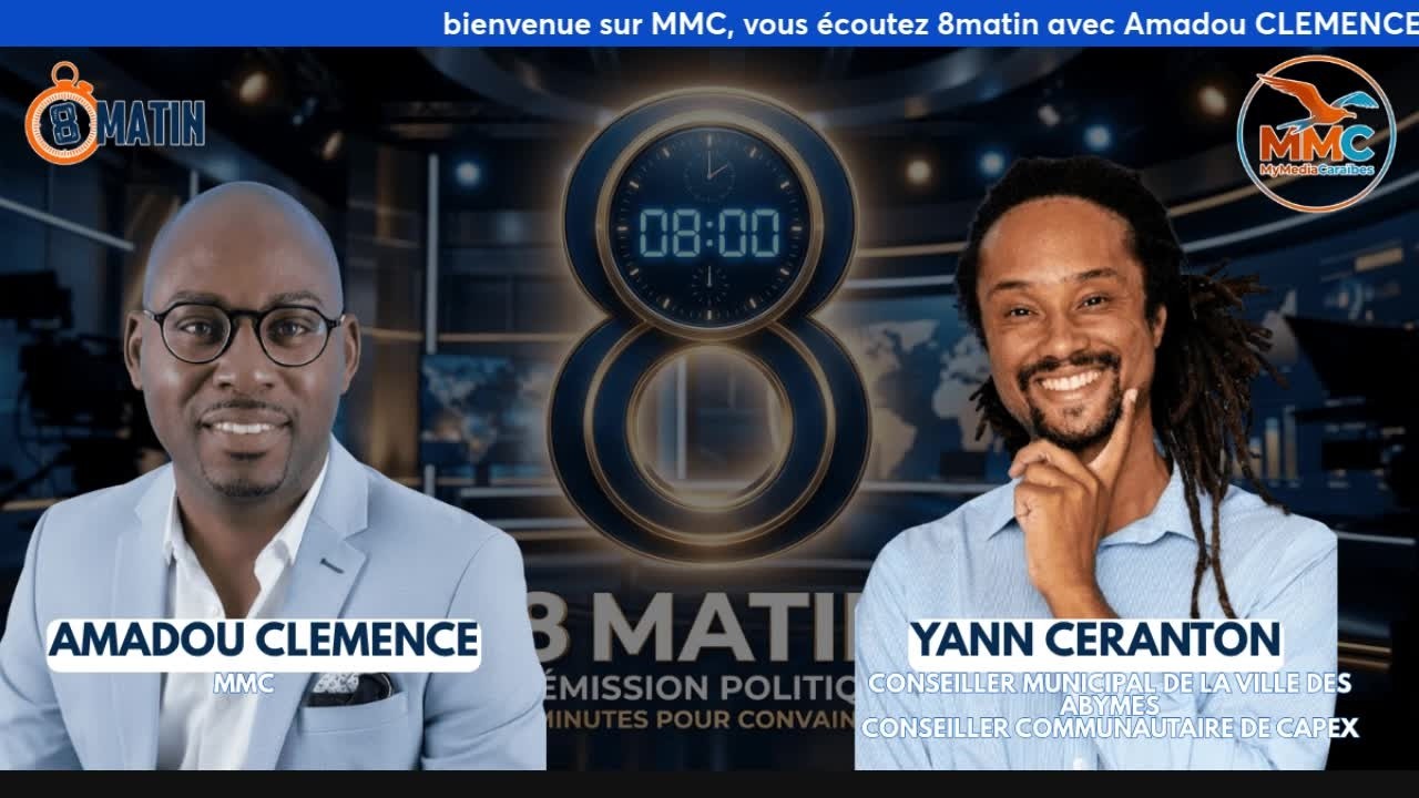 Yann Céranton tire à boulets rouges sur la gestion des Abymes | 8MATIN