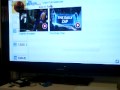 Browsing the internet on my 55 inch samsung led tv(first ever) from psp