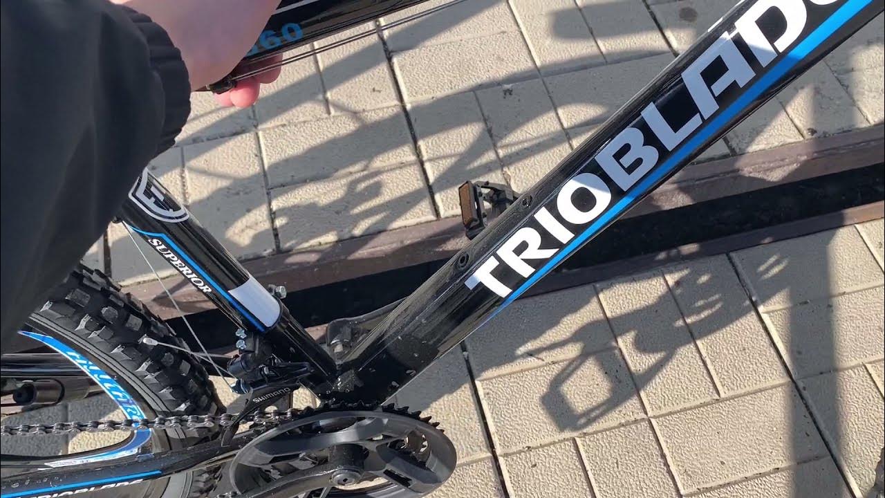 Велосипед на литых дисках Trioblade - YouTube