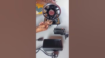 how to fit motor in sewing machine | easy tutorial #sewingmachine #shorts #sewingtips