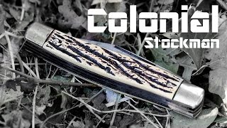 Vintage Colonial Prov. U.S.A. Stockman Pocket Knife