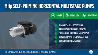 Franklin Electric MHp Self-priming horizontal multistage pumps