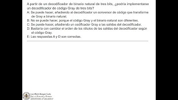 Cuestión 3 sobre circuitos combinacionales integrados