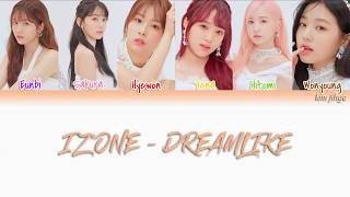 IZ*ONE (아이즈원) – DREAMLIKE Lyrics (Han|Rom|Eng|Color Coded)