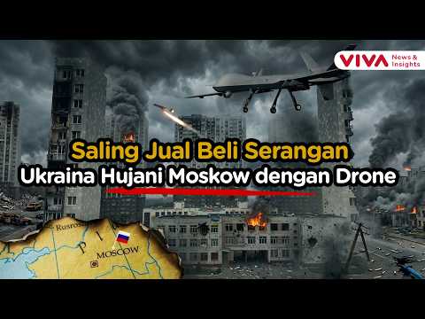 Russia and Ukraine Trade Attacks, Moscow Hit by Drone Barrage