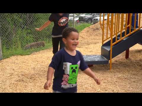 A new playground at the Early Learning Center!