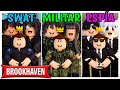 FAMILIA SWAT vs FAMILIA MILITAR vs FAMILIA ESPÍA en BROOKHAVEN - Roblox YoSoyLoki