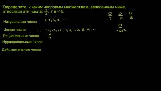 Числовые множества Числовые множества