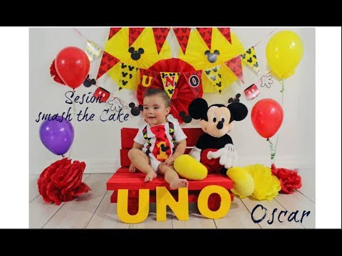 Sesion Smash The Cake 1 Ano Oscar Youtube