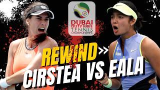 Rewind: Alex Eala vs Sorana Cirstea before their 3rd round match at the Dubai Tennis Championships