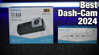 KAWA D10 | 4K Dash Cam for Car With AI ISP True Color Night Vision & 1080P Rear Camera