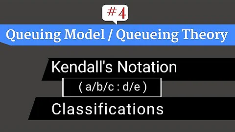 kendall's Notation for representing queuing models | Classification of queuing models
