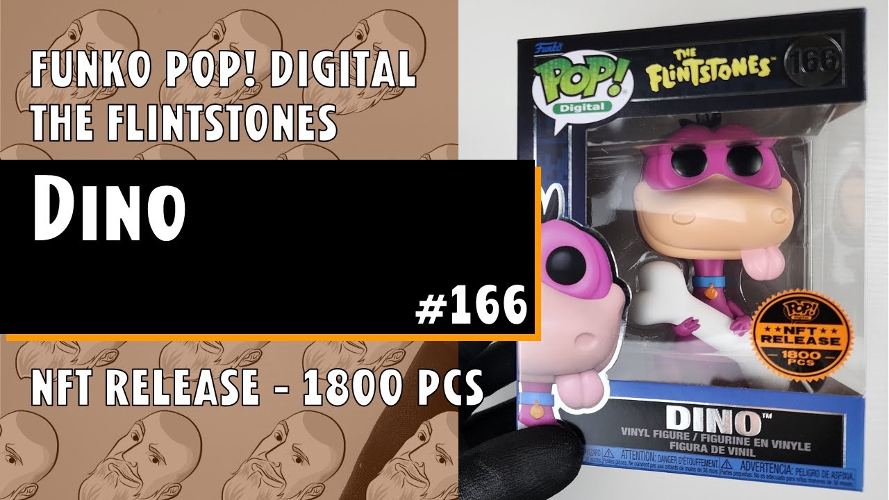 Funko Pop Dino (1800 pcs) - 166 - The Flintstones - NFT Release 