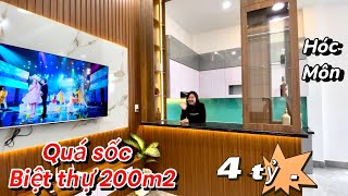 SỐC QUÁ | BIỆT THỰ 200m2 mà chỉ có 4tỷ .. thật sự quá rẻ ngay chợ Thới Tứ