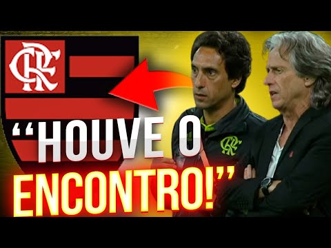 AUXILIAR DE JORGE JESUS CONFIRMA REUNIÃO COM FLAMENGO! MAS NEGOU ACORDO! CANCELADOS!