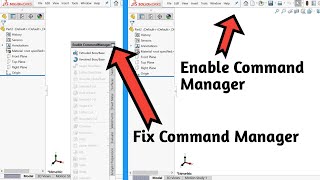 How to Show Command Manager And Fix Command Manager