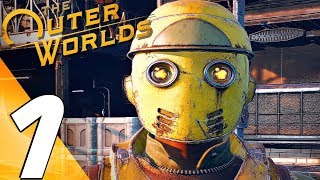 THE OUTER WORLDS - Gameplay Walkthrough Part 1 - Prologue (Full Game) PC Max Settings