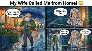 My Wife Called Me from Home! 😲 English Conversation For Beginners | 👥 Learn Spoken English