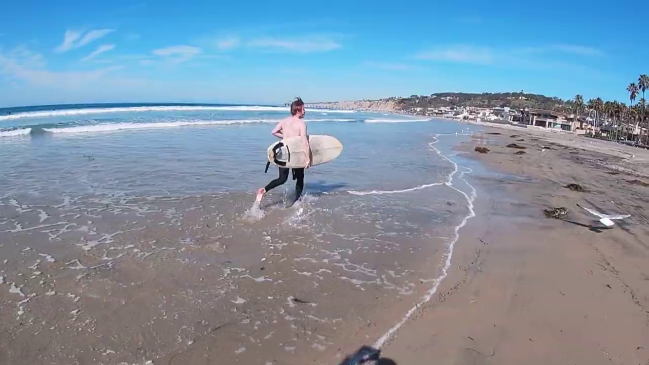 La Jolla surfing San Diego, CA YouTube