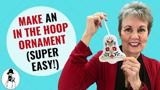 How to Make an In-the-Hoop Embroidery Ornament/Machine Embroidery/Janome 500E