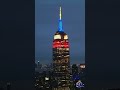 Empire State Building Glows Red, White And Blue For British Royals | Geo News English