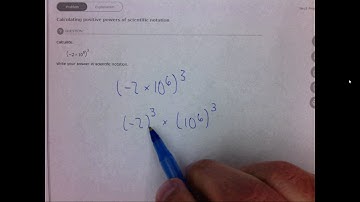 2.1e Calculating positive powers of scientific notation
