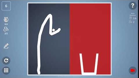 Check out how I solved level 6 in Brain It On! #BrainItOn