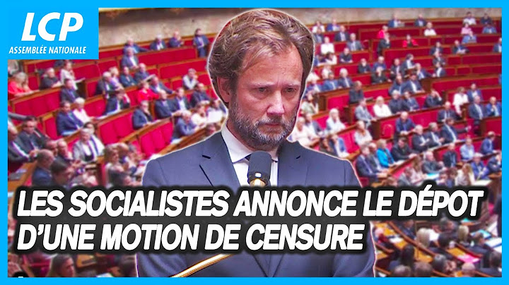 Boris Vallaud annonce le dépôt d'une motion de censure socialiste contre le gouvernement Bayrou
