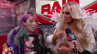 Wwe Raw 010221 Asuka & Charlotte Flair Backstage Segment