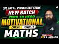 All Punjab State Exams | New Batch | Motivational Dose | Day-2 By RK Arora Sir