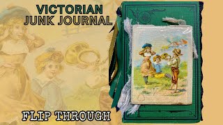 SOLD - Victorian Junk Journal Flip Through by Hyperstamper