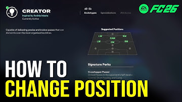 FC 26: How to Change Position in Clubs (EASY)