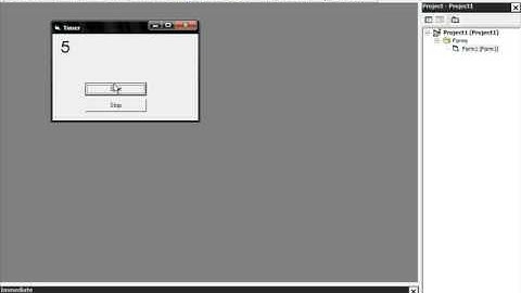 Creating a timer in visual basic