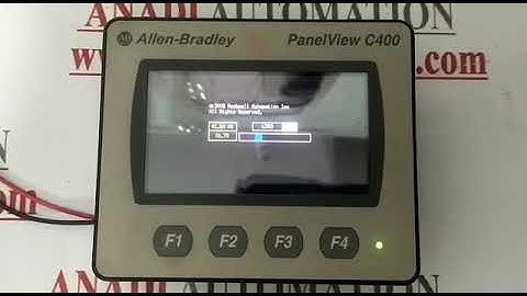 Allen Bradley Make HMI 2711C-T4T Repair And Trial 00 Ok @anadiautomation
