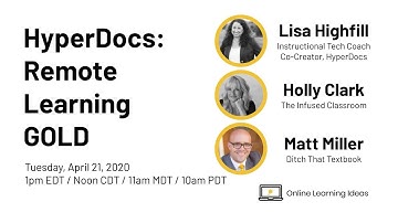 HyperDocs: Remote Learning GOLD