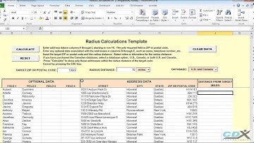 Find U.S. ZIP and Canadian Postal Codes in a Radius