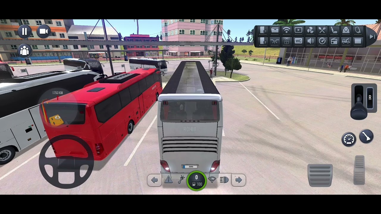 Nagpur to Jammu 🚌 1 - Bus Games Bus Simulator Ultimate - Mobile Gameplay | Coach Bus Driving