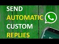 Auto Reply On Whatsapp || New Feature