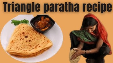 Triangle paratha recipe/Easy and quick step by step process/miss world life style