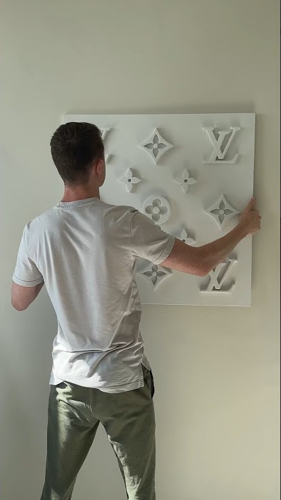 aesthetic louis vuitton bedroom wall