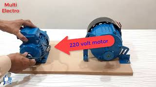 How To Make 220 Volt FREE ENERGY Generator With 220V Motor And Magnetic Alternator