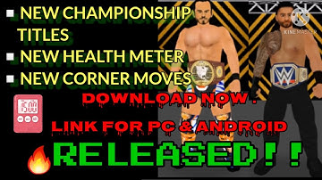 WR3D 2K21 new mod with link | New moves | More new Features| Download Now !!