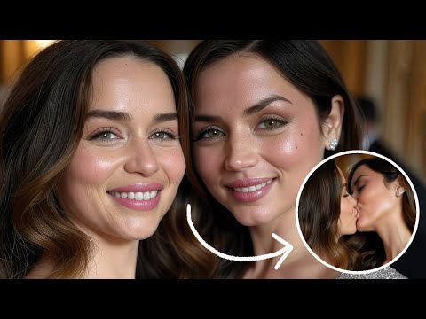 Emilia Clarke and Ana de Armas Kiss Pt 2