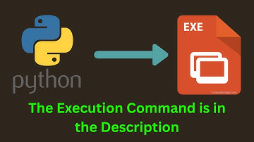 How to convert python to exe, how to convert python file to exe in Terminal
